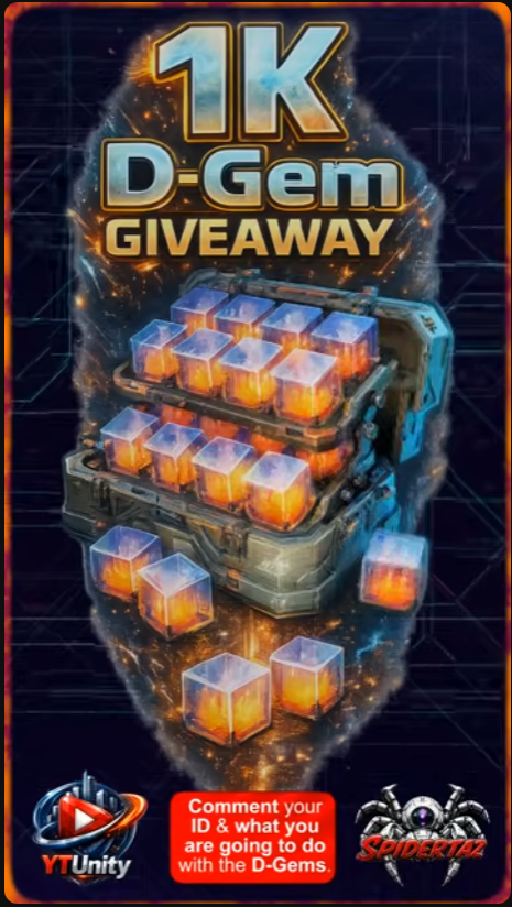 🎉 1K D-GEM GIVEAWAY 🎉 | Tell Me What You’d Do With 1,000 D-Gems! 💎🔥