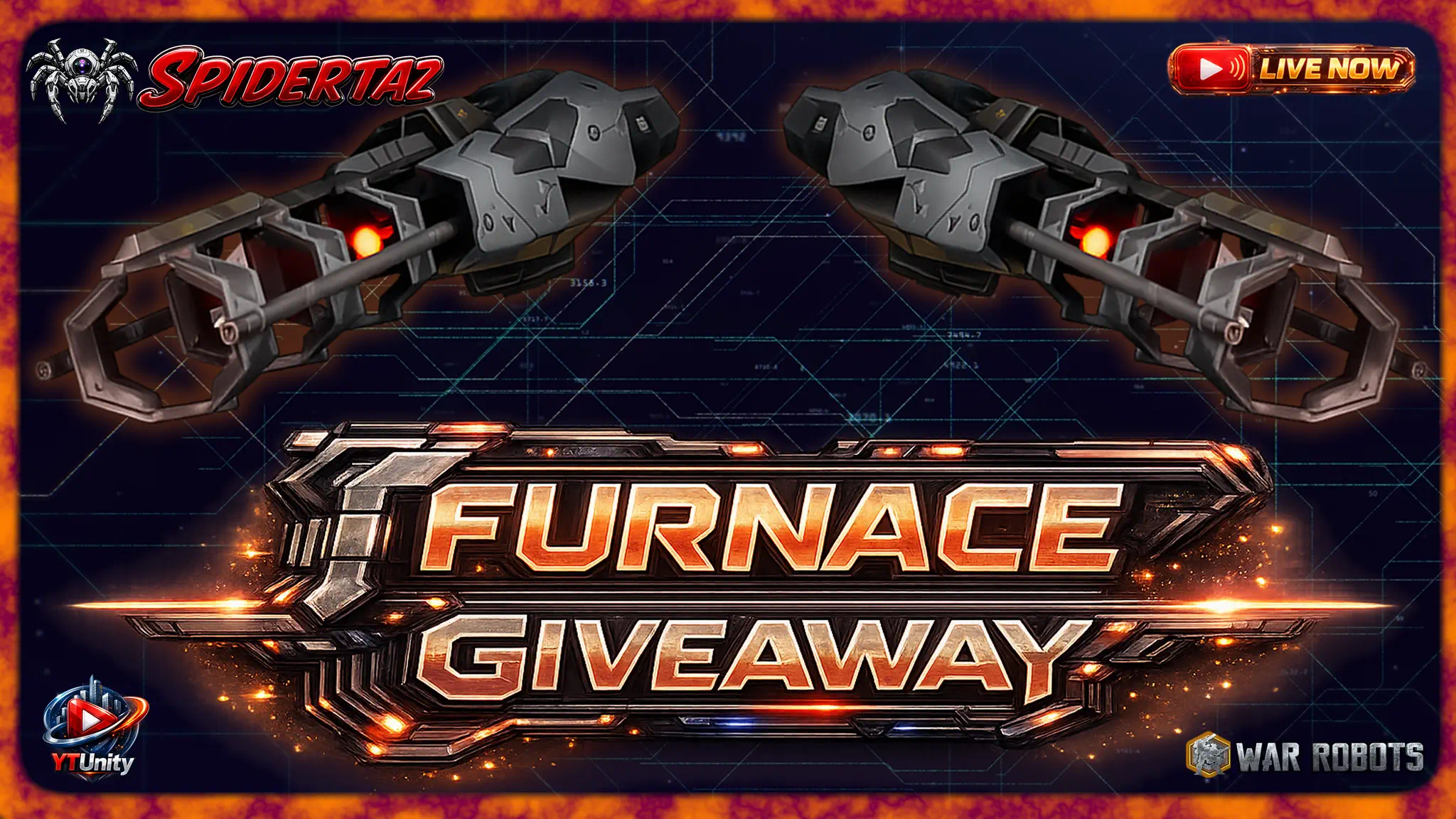 War Robots 🔥 Furnace Weapon Giveaway (Winners Happening Now) - #WRWinFurnace