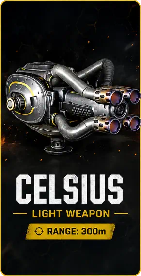 War Robots Celsius weapon giveaway